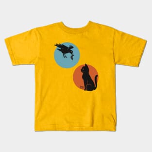 Crow friend Kids T-Shirt